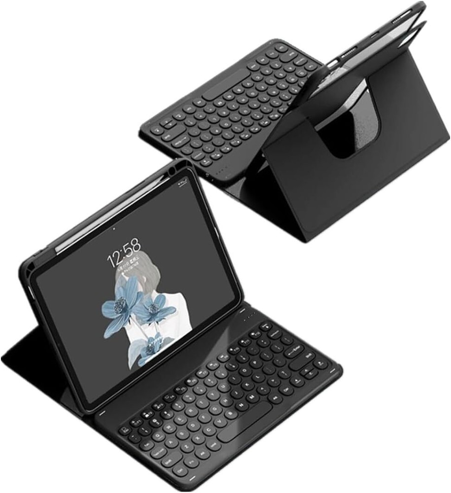 Rotatable iPad Air 11'' 2024 Air11''2024/iPadAir4/Air5/Pro11, Black