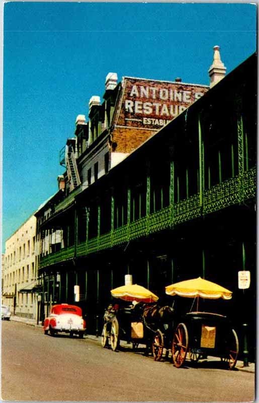Postcard RESTAURANT SCENE New Orleans Louisiana LA m/09 AL3992