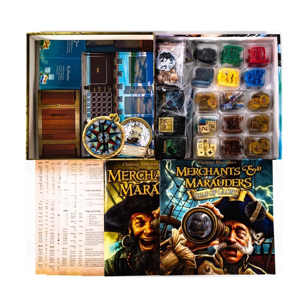Merchants & Marauders w/Seas of Glory Expansion Same Box, Near Mint!!!