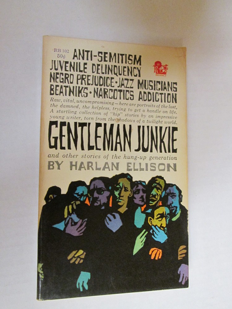VINTAGE PAPERBACK Harlan Ellison GENTLEMAN JUNKIE Regency Books FIRST EDITION