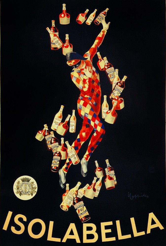 Isolabella Advertisement Decorative Poster. Fine Graphic Art Design. 2920