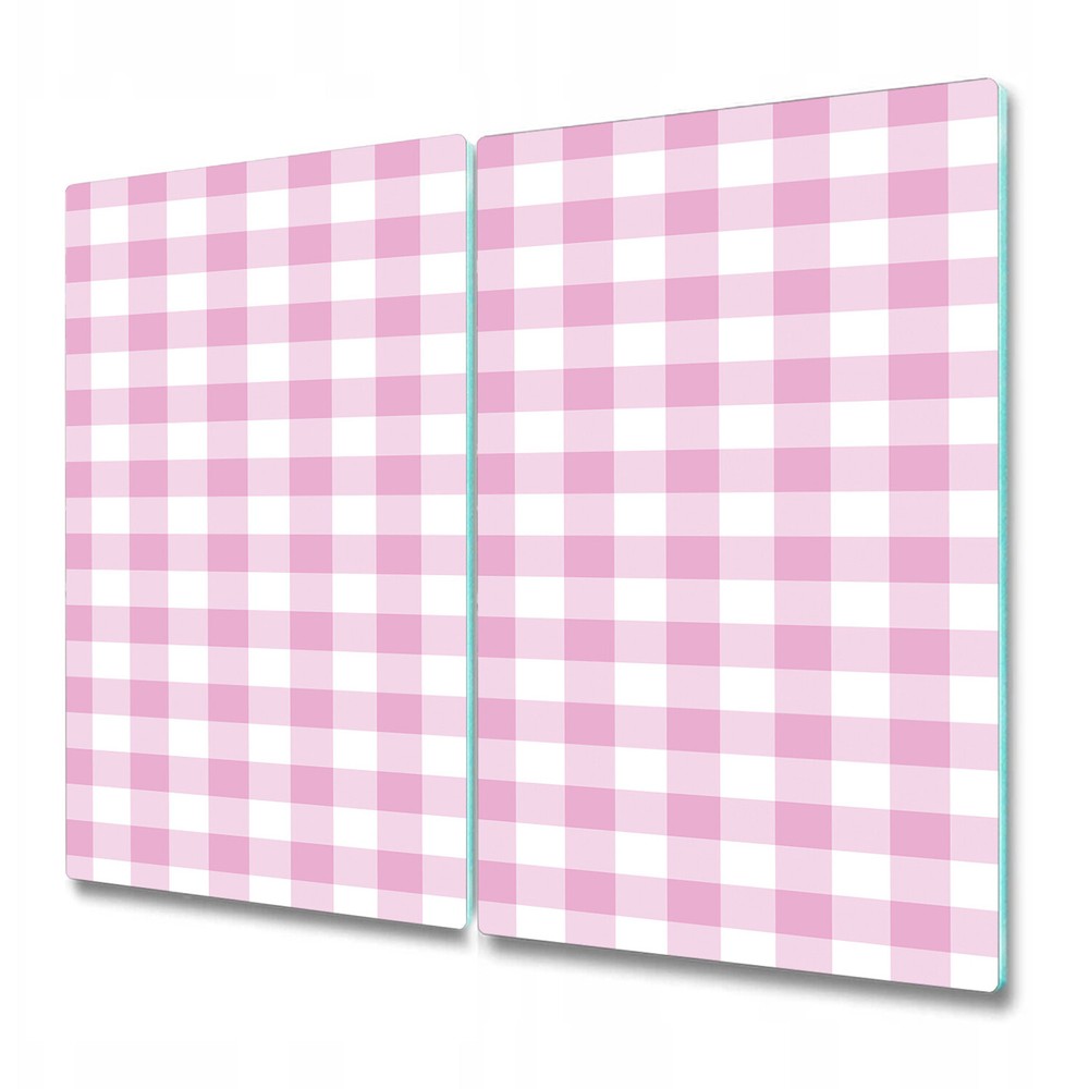 Glass Kitchen Chopping Cutting Board Worktop Saver Pink grille pink 2x30x52