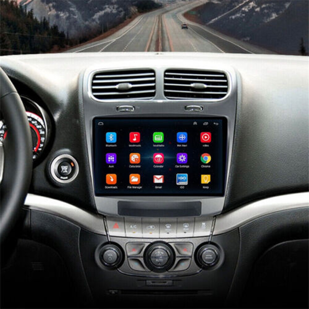 9'' ANDROID CAR STEREO RADIO GPS NAVI WIFI FM PLAYER FOR DODGE JOURNEY 2012-2020