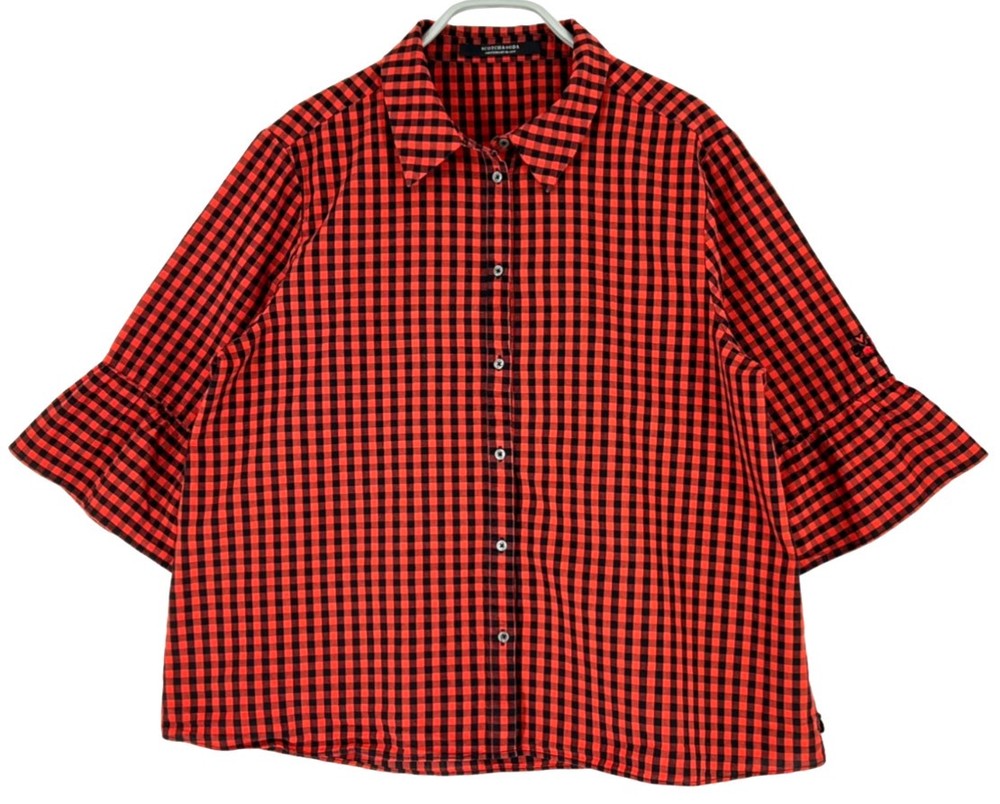 Scotch & Soda Women 3/4 Sleeve Casual Shirt Size L