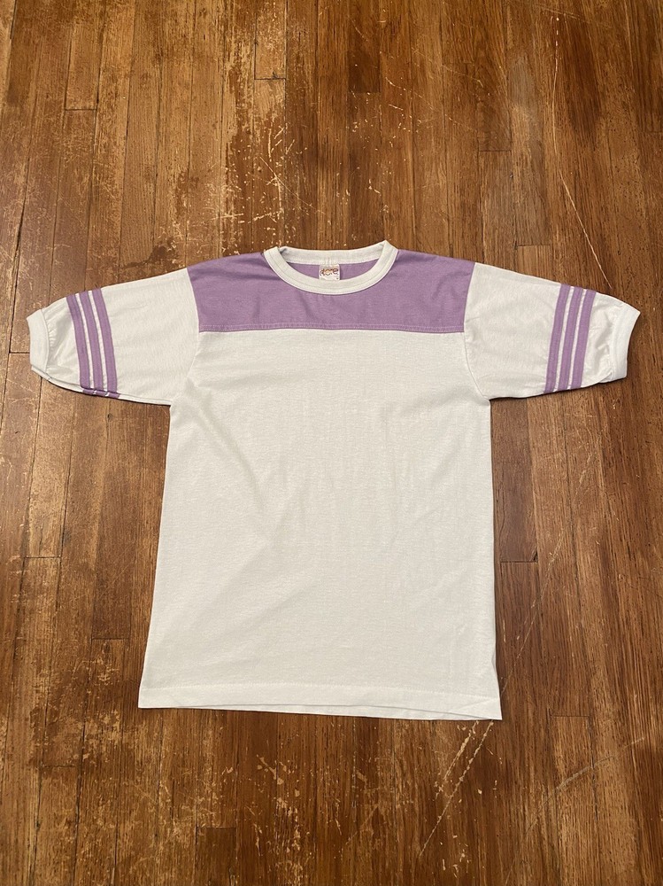 Deadstock VTG 80s Single Stitch Classic Retro Ringer T-Shirt Adult Medium USA