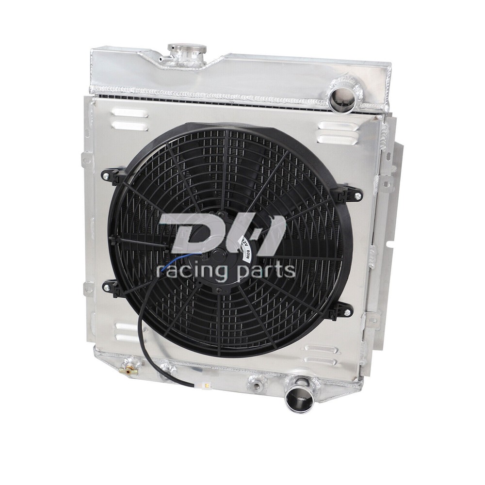 3Row Aluminum Radiator+Shroud Fan For 1964~1966 Ford Mustang V8 260 289 AT CC259
