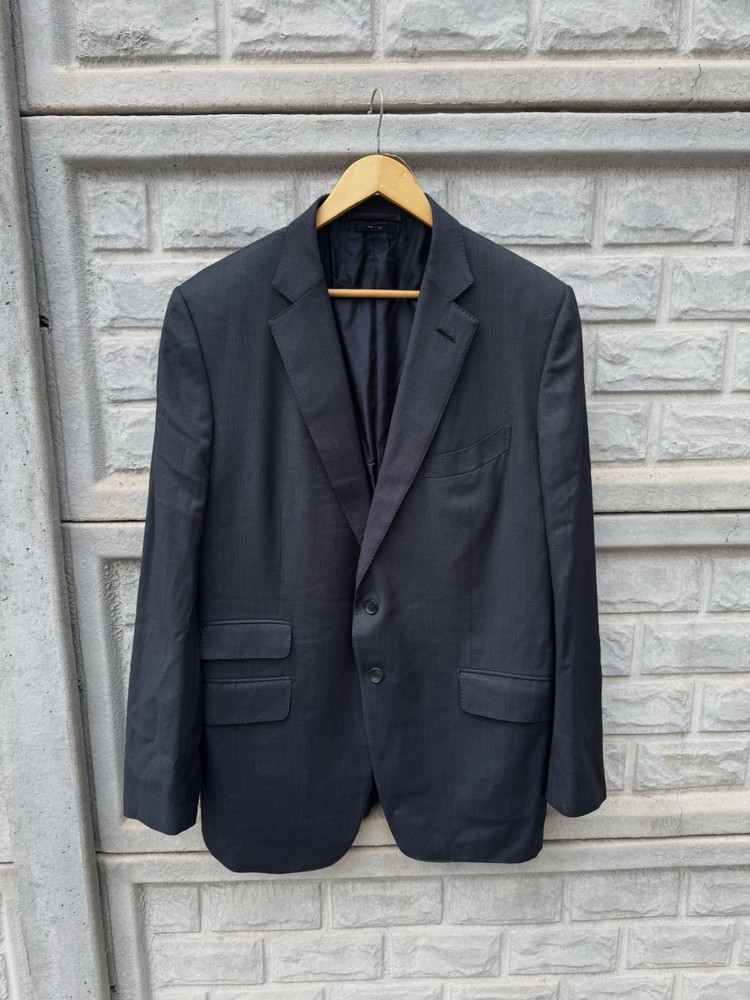 Authentic Tom Ford Shelton Black Suit Blazer 100% Wool Men’s Size 58