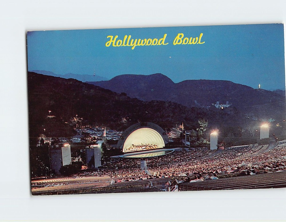 Postcard Hollywood Bowl Hollywood Los Angeles California USA