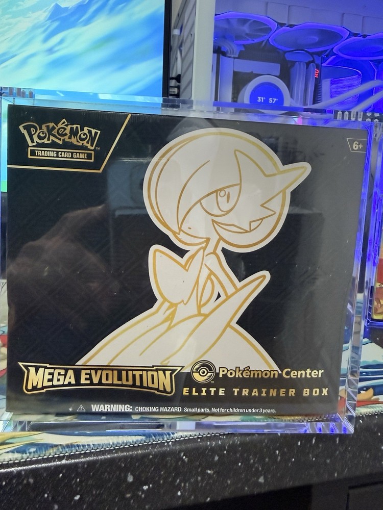 Pokemon Center Mega Evolutions ETB Gardevoir Box Factory Sealed + Case
