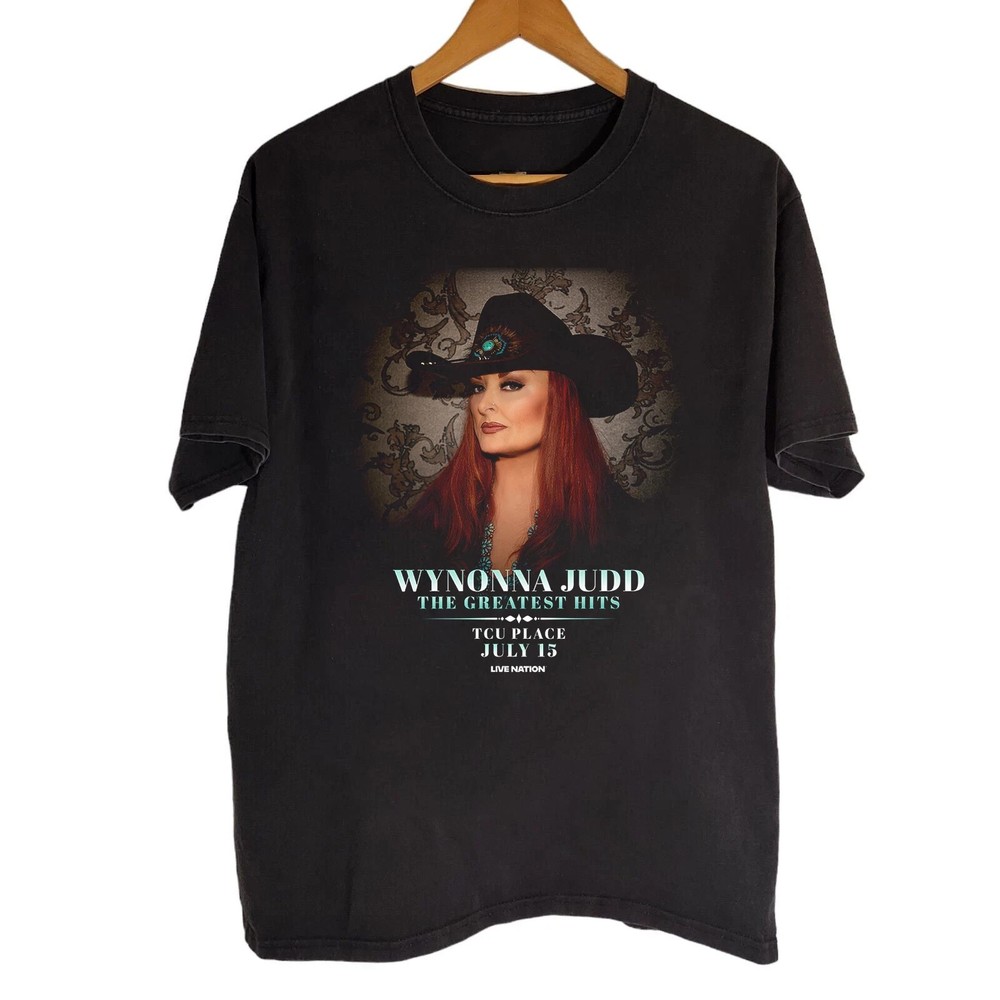 NEW MEN Wynonna Judd Tour 2025 Black Cotton All size S-5XL Shirt