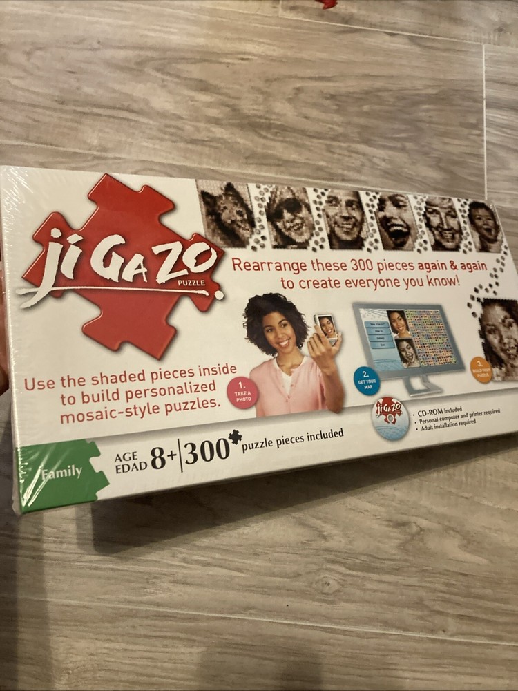 New Jigazo Puzzle 300 pieces  w/ CD ROM  Custom Puzzles Sealed  # B500