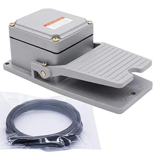 /Ac 380V 15A Heavy Duty Foot Switch SPDT NO NC Electric Pedal Momentary Foot Ped