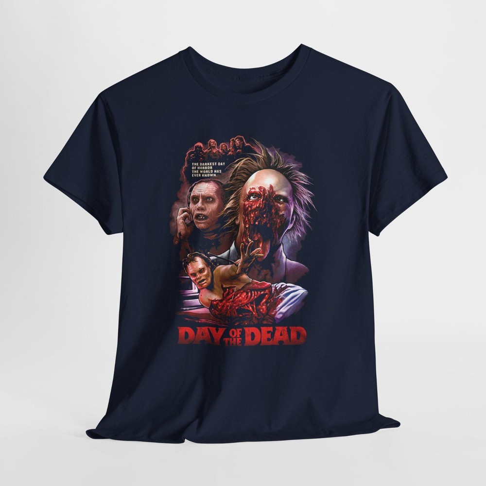 Day of The Dead Horror Movie Men's Black Navy Tees T-Shirt Size S-5XL