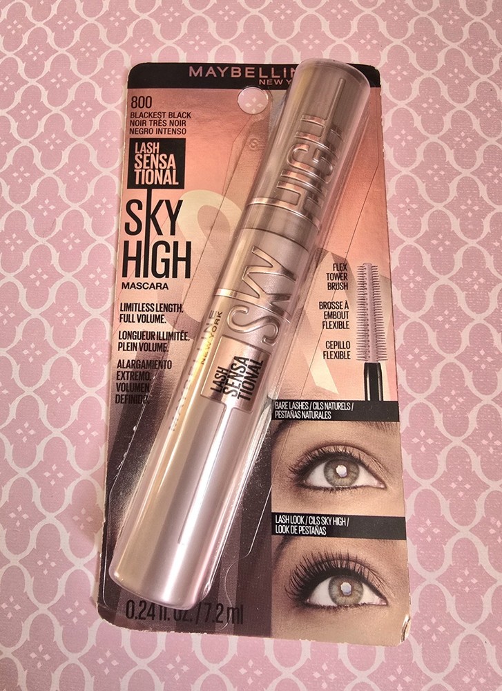 Maybelline New York Lash Sensational Sky High Mascara In 800 Blackest Black New