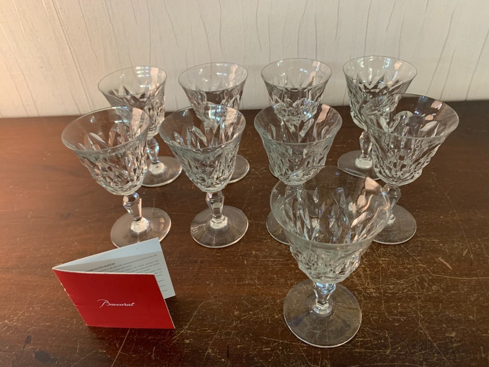 9 Wine Glasses Model ? In Baccarat Crystal (Price Per Unit)