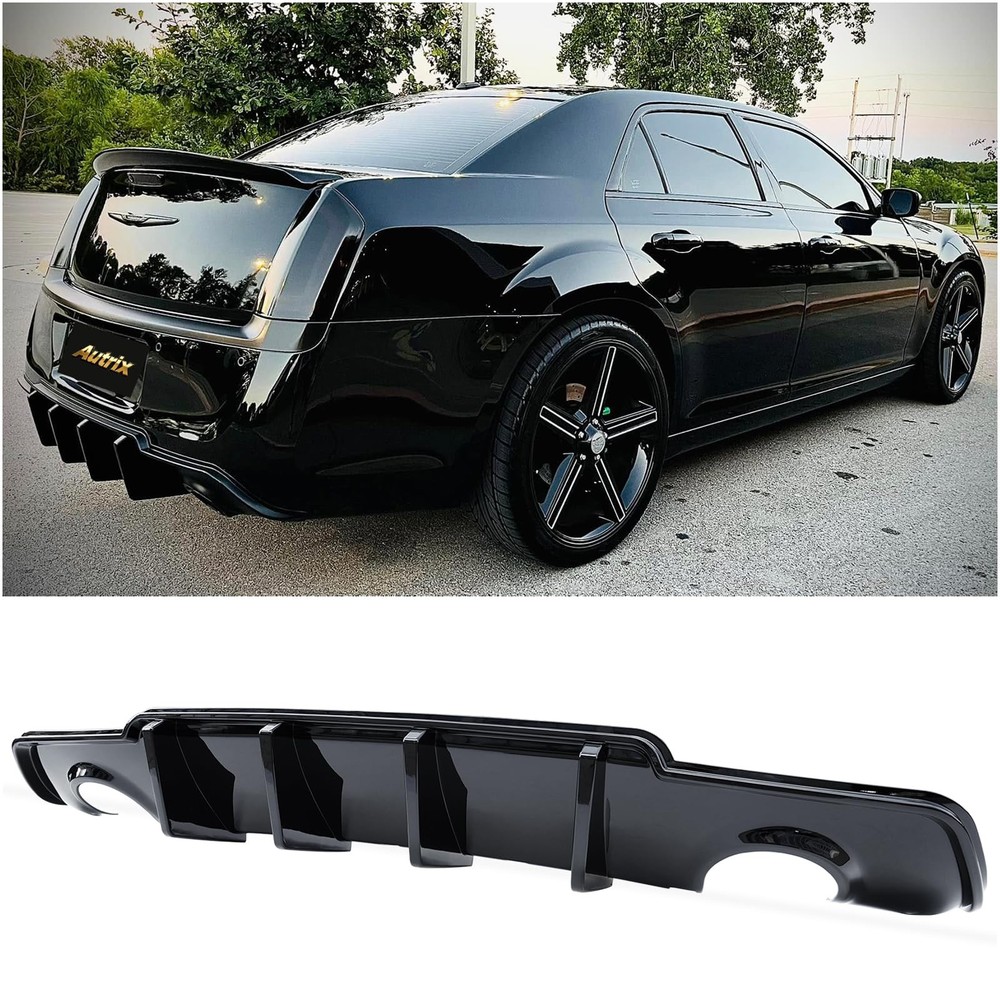 Rear Bumper Diffuser for 2012-2014 Chrysler 300, 300C, 300S, Base, Touring
