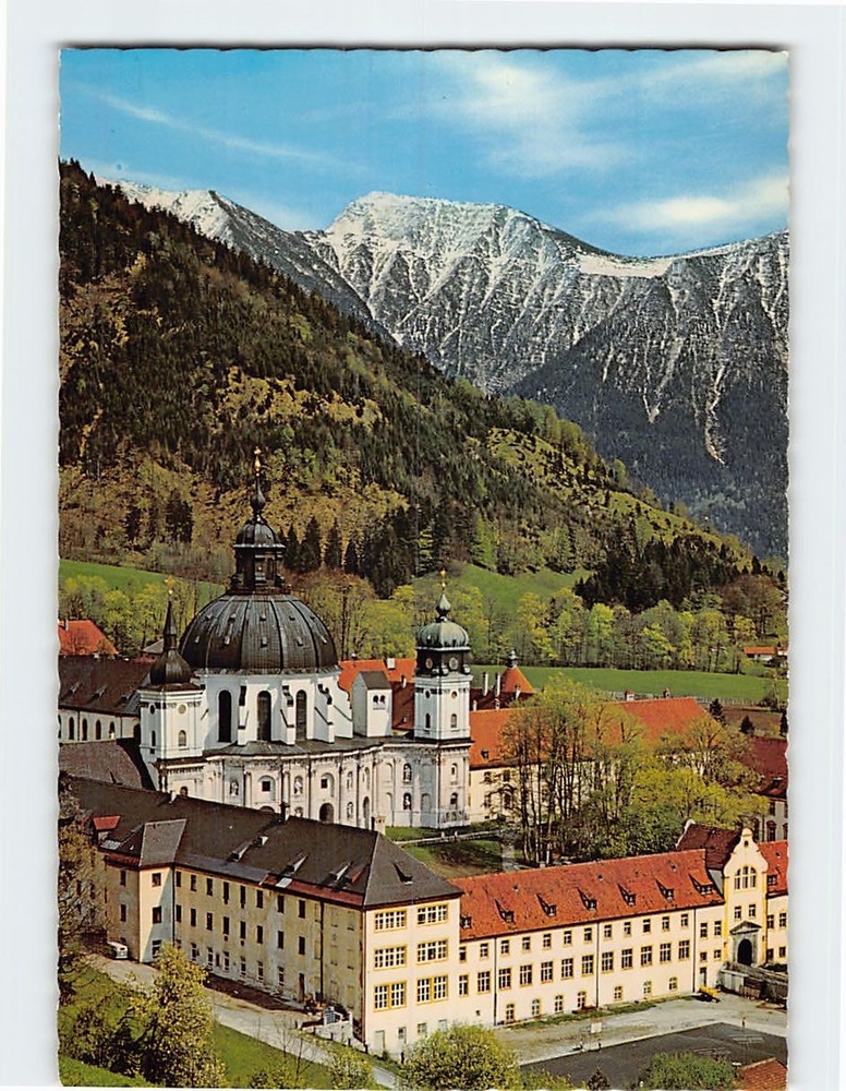 Postcard Kloster Ettal Germany