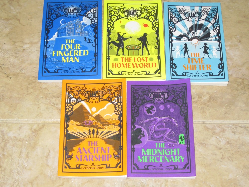 Lot of 5 The Gateway Series by Cerberus Jones Paperback Books 1, 3, 4, 5, 7 +++