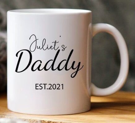 Fathers Day Mug Personalized Mug Custom Daddy Mug Fathers Day Mug Customized