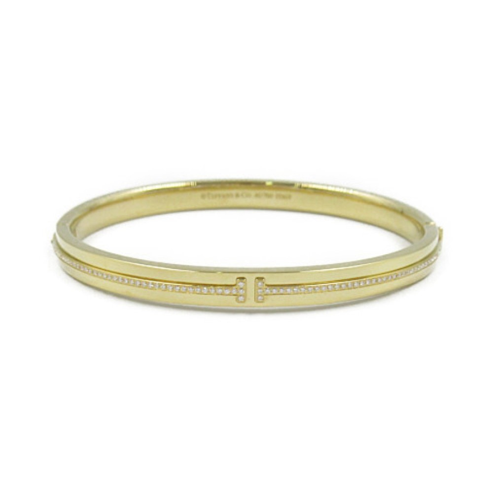 Tiffany & Co.  T TWO Diamond  Bracelet  K18 750YG 953581