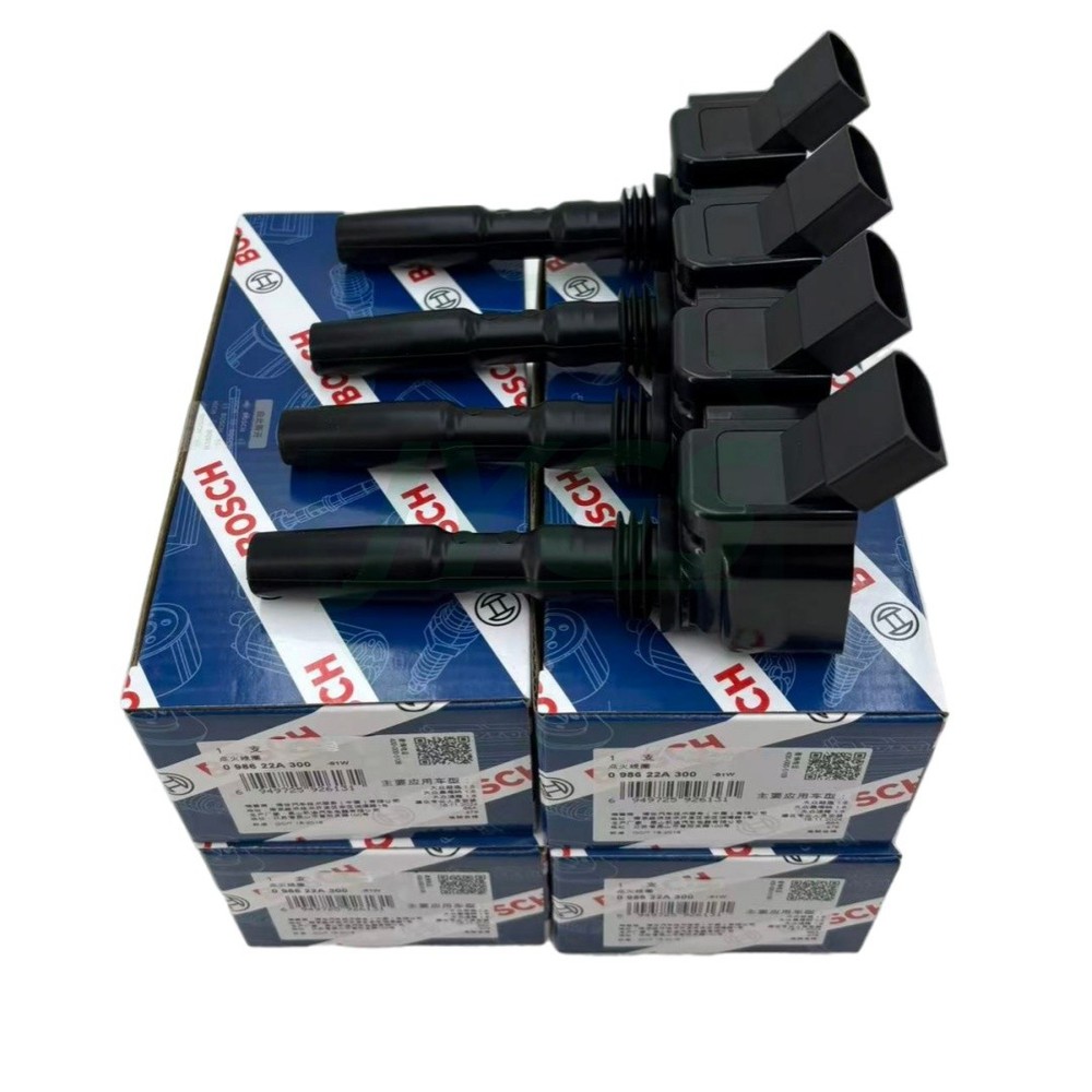 4×BOSCH Ignition Coil 04E905110C for Audi A3 Q3 1.4 VW Jetta lV Golf Vll
