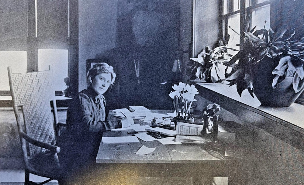 1912 Vintage Magazine Illustration Author Cora Harris