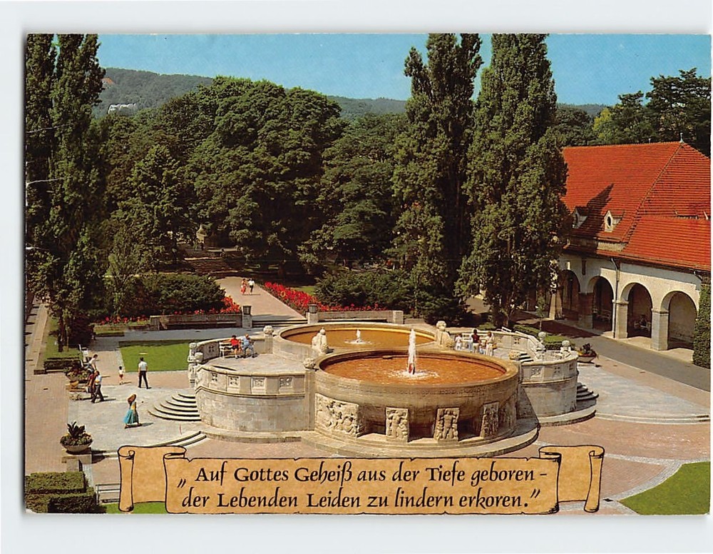 Postcard Hessisches Staatsbad Sprudelhof Bad Nauheim Germany