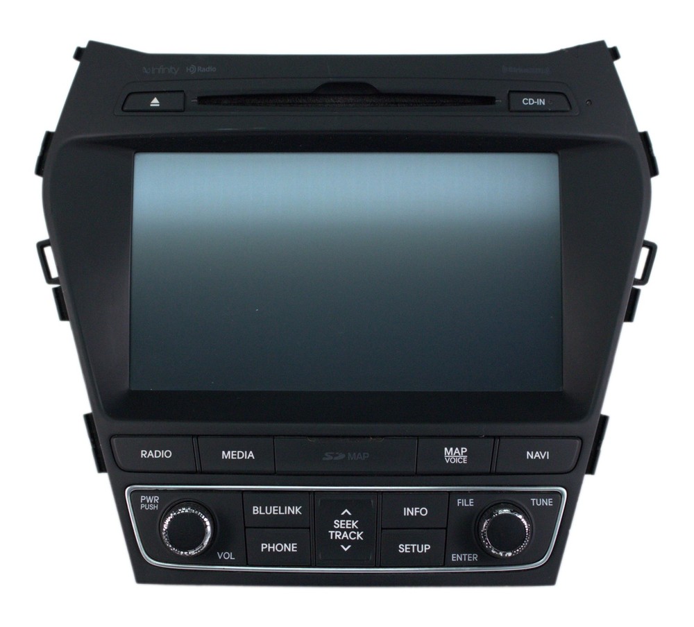 2017-2018 Hyundai Santa Fe AM FM Radio CD MP3 Player Navi Bluetooth 965604Z5104X