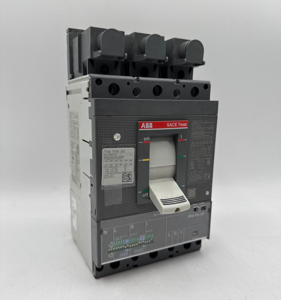 ABB XT5NQ340AFNF000XXX Circuit Breaker 400A 3P 600V Tmax XT5N 400 Amp Ekip LSI