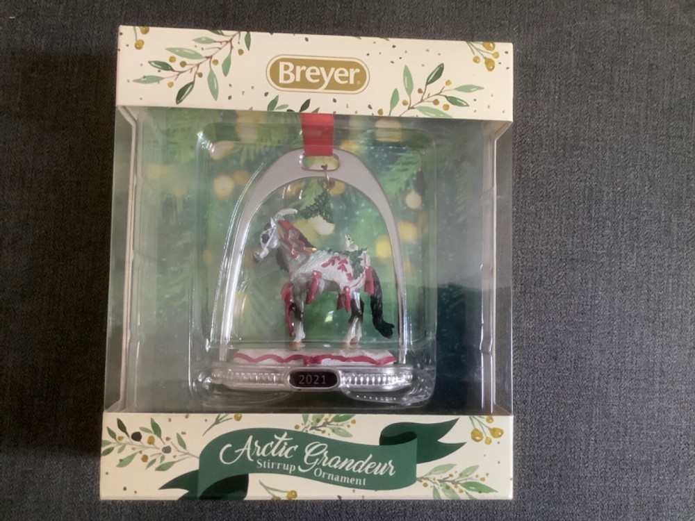 Breyer 700322 ARCTIC GRANDEUR Stirrup Ornament horse Christmas tree decoration