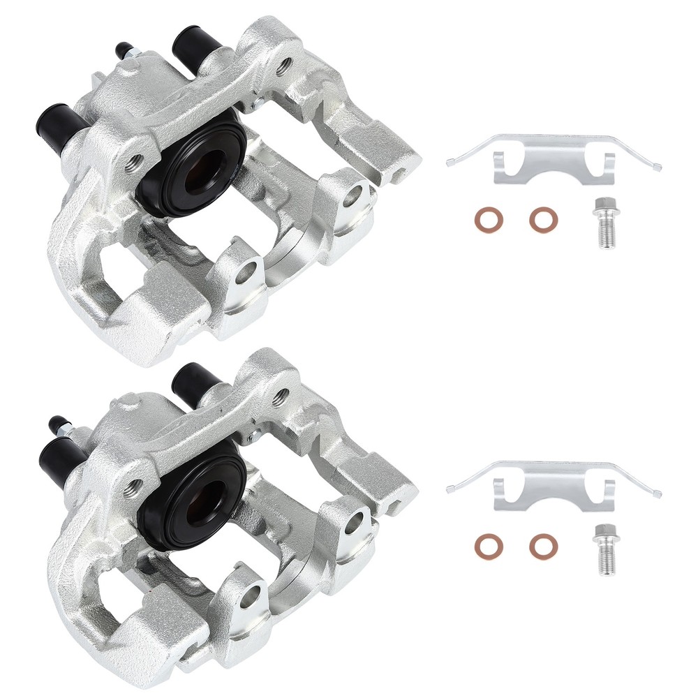 For 2011-2018 Dodge Durango Rear Left Right Disc Brake Calipers w/ Bracket Pair