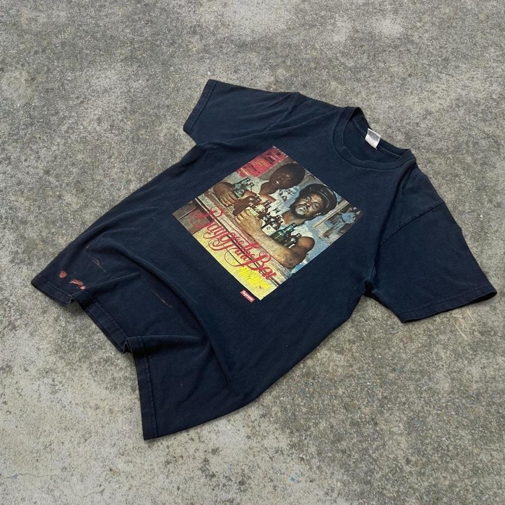 Supreme “Buy off the Bar” black tee size M