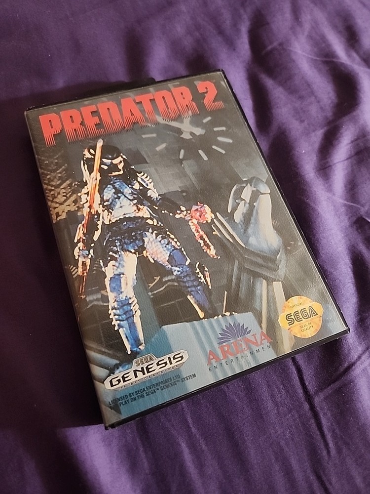 Rare | Predator 2 - Sega Genesis CIB With Case & Manual | Authentic 1992 HTF