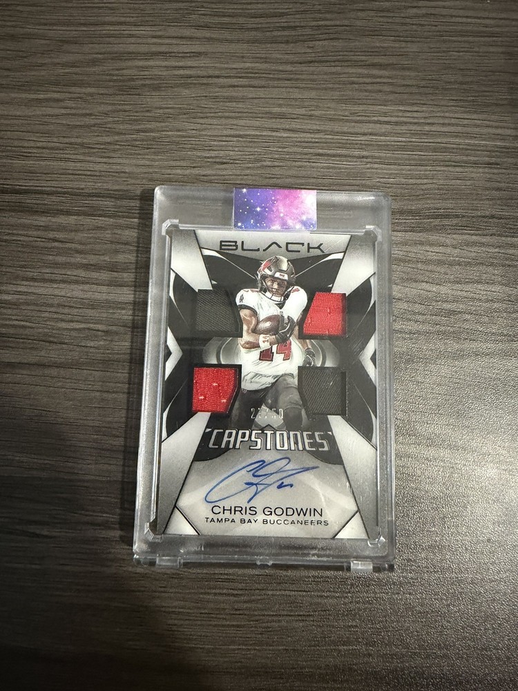 2025 Panini Black - Capstones Autograph Relics Chris Godwin #Cap-cgn /50