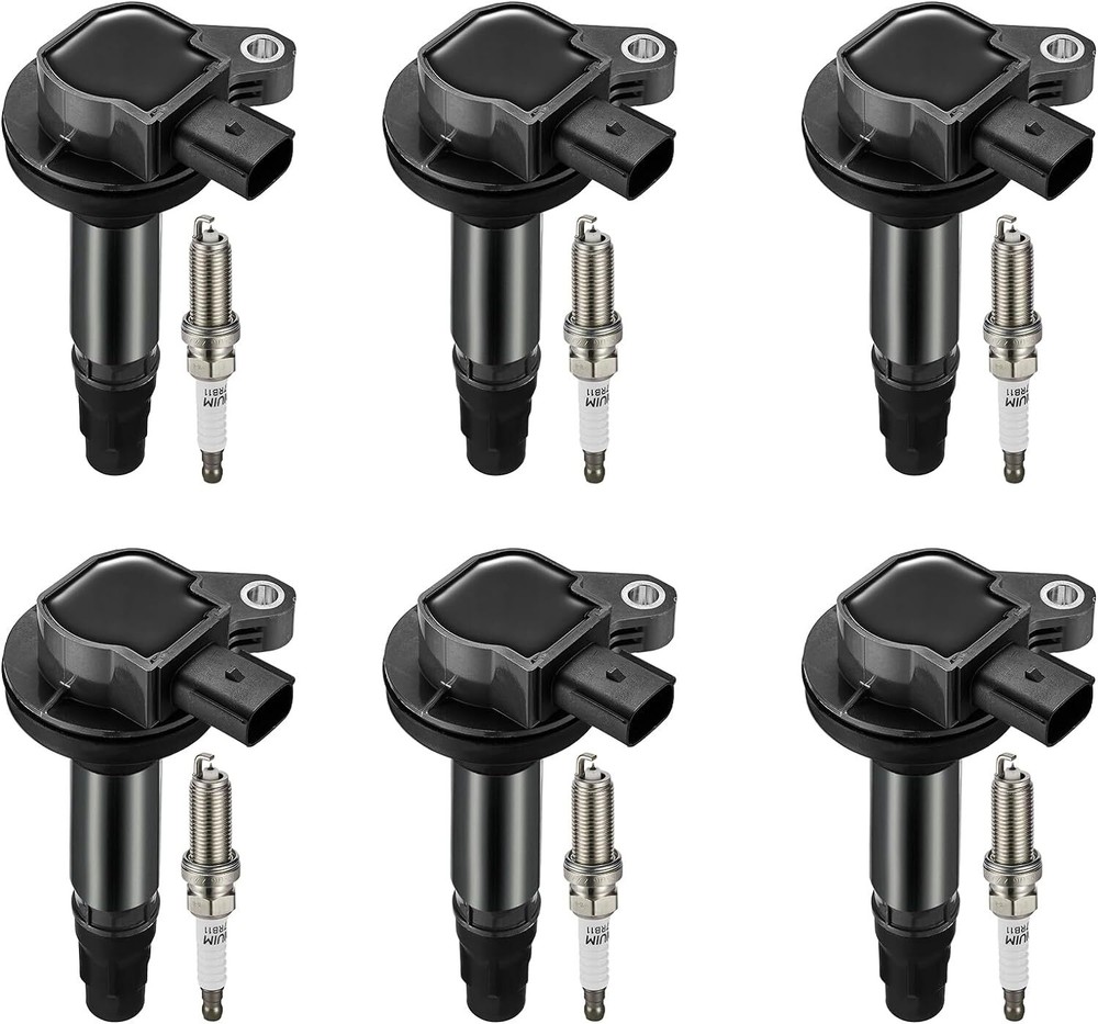 6x Ignition Coils + 6x Spark Plugs Kit for 2008-2016 Ford Taurus Edge 3.5L UF553