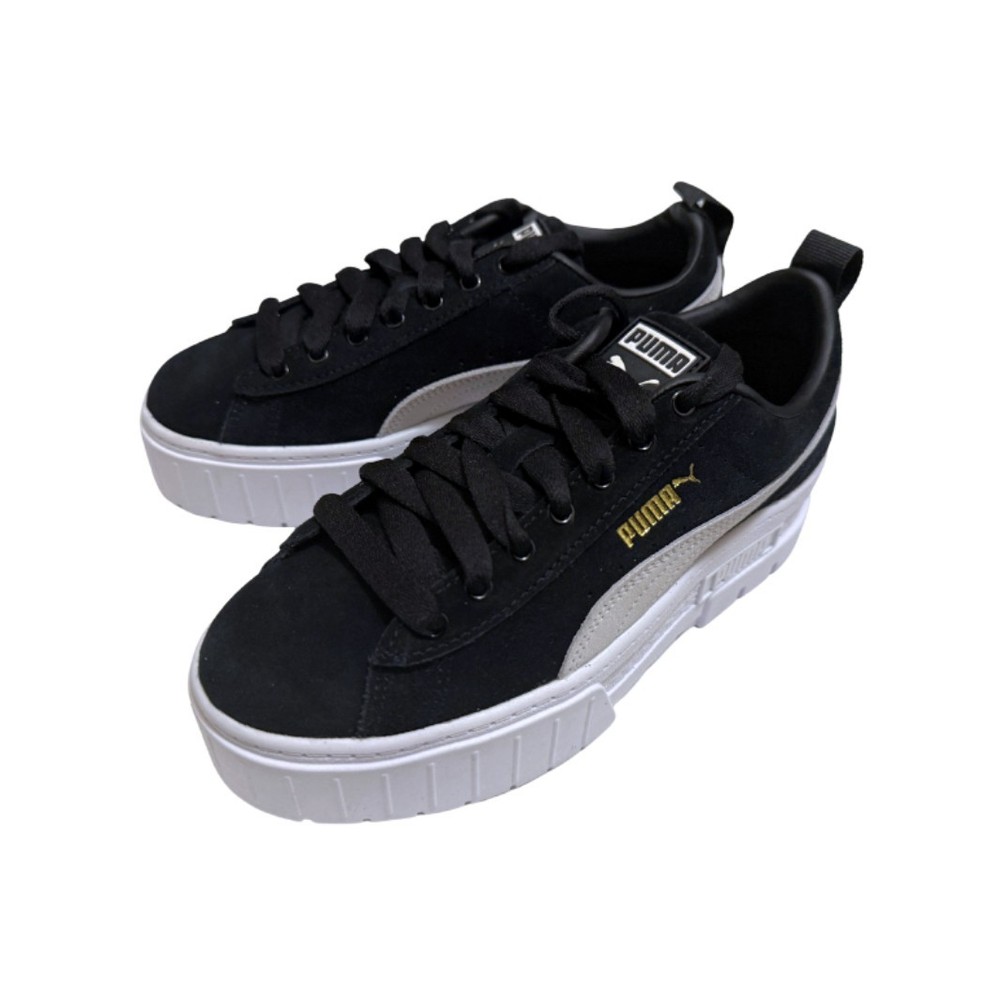 PUMA Mayze Platform Sneakers Women’s Size 6.5 White Cream Chunky Sole