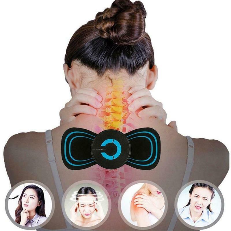 Black ABS Micro Electrical Leg Massager for Shoulder & Neck Relaxation  -image