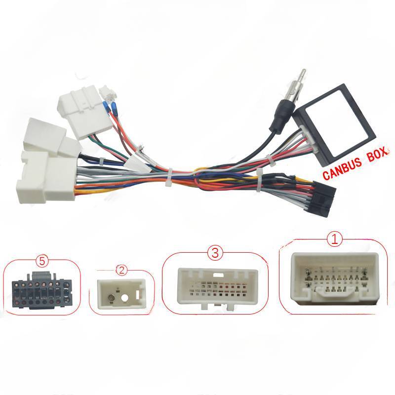 for Toyota Dominator/Lexus 330/350 Android navigation power cord+protocol box
