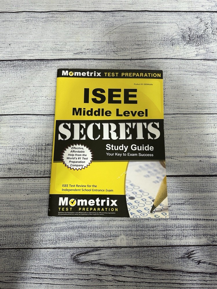 ISEE Middle Level Secrets Study Guide: ISEE Test Review for the Independe - GOOD