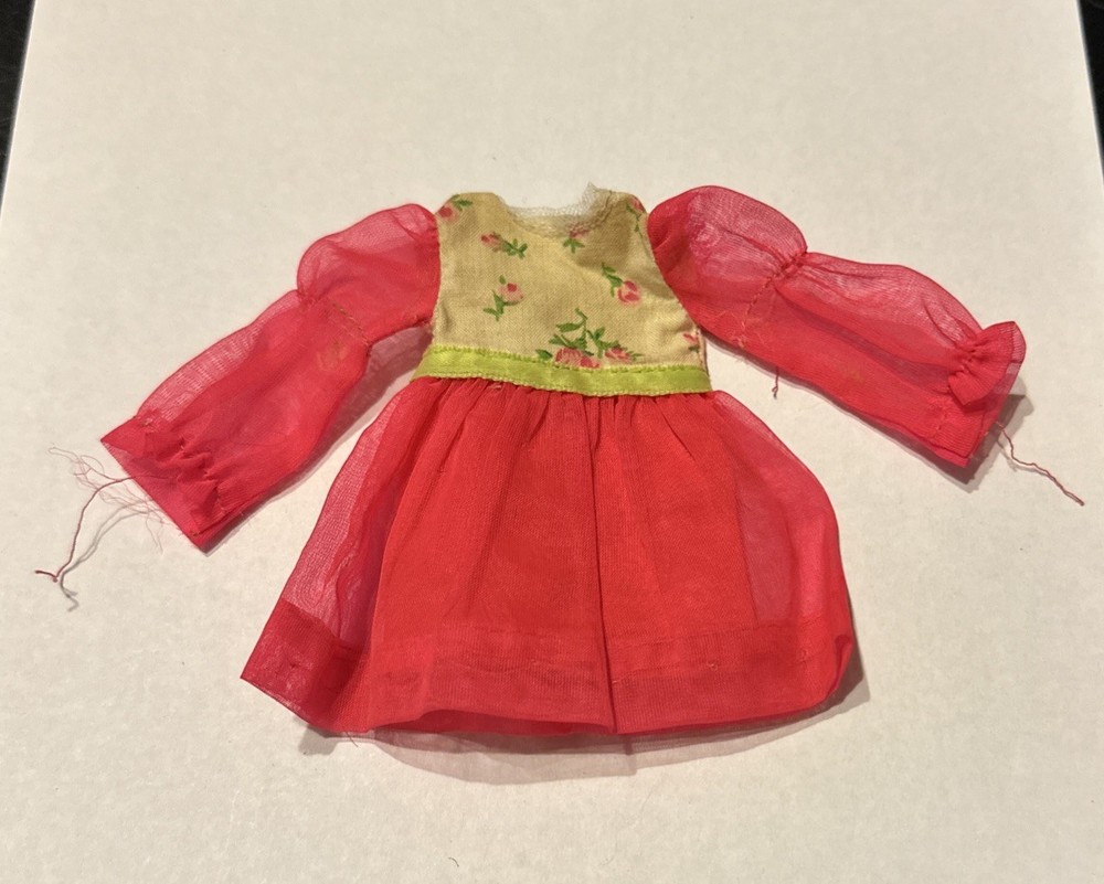 Vintage Skipper Budding Beauty Dress Outfit 1731 Mattel 1970 Barbie Sister
