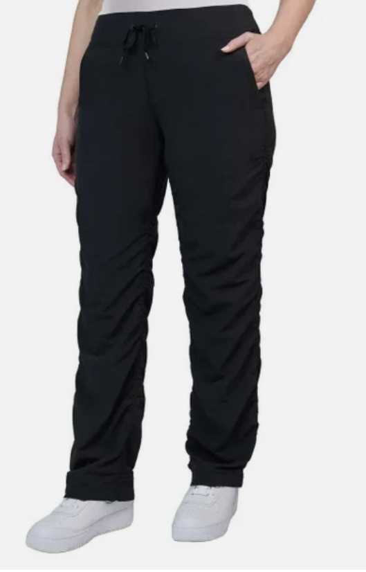 Kirkland Signature Women's Woven Active Pant Black Size XL