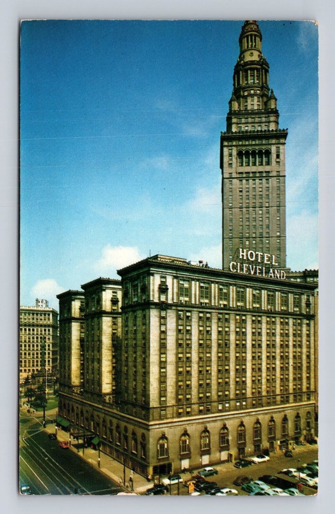 Cleveland OH-Ohio, Hotel Cleveland, Advertisement, Vintage c1956 Postcard