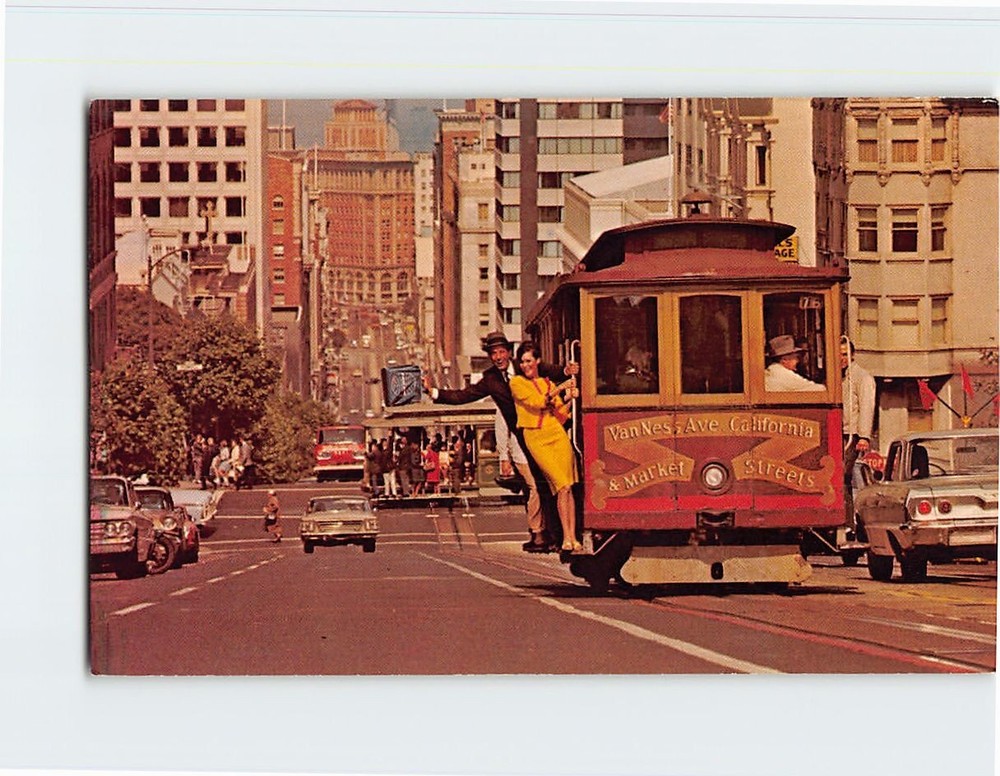Postcard Cable Car San Francisco California USA