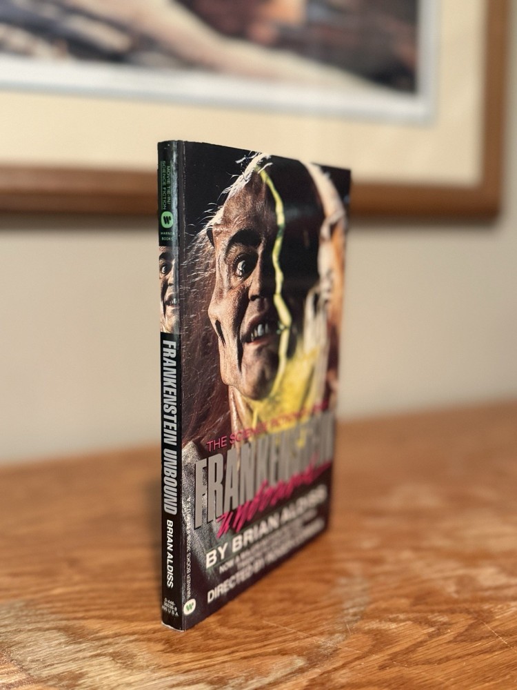 Frankenstein Unbound movie tie-in by Brian Aldiss First Edition Unread NF