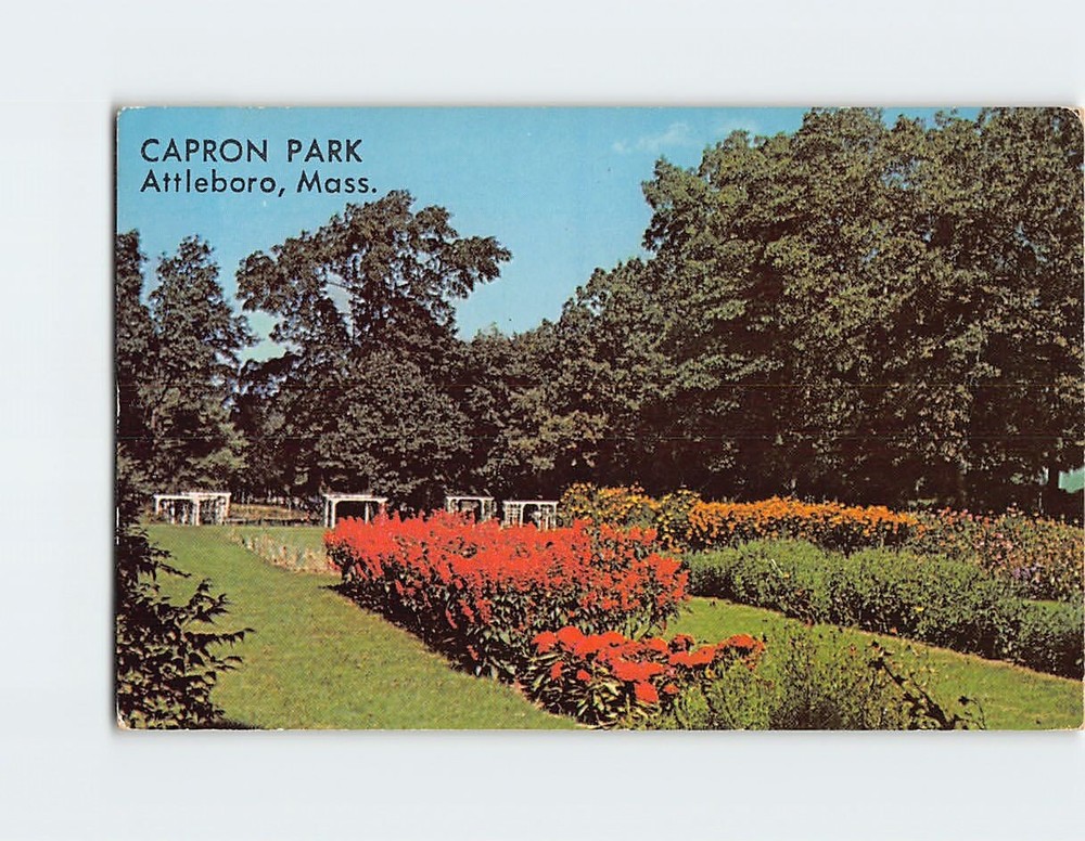 Postcard  Capron Park Attleboro Massachusetts