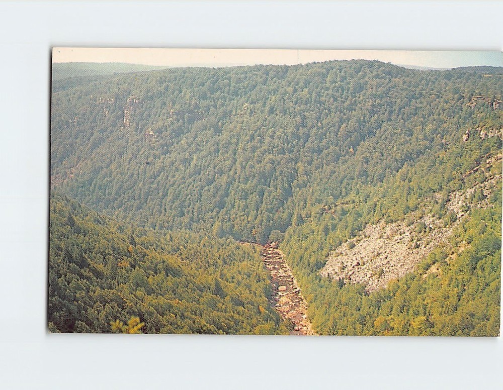 Postcard Blackwater Canyon Blackwater Falls State Park Davis West Virginia USA