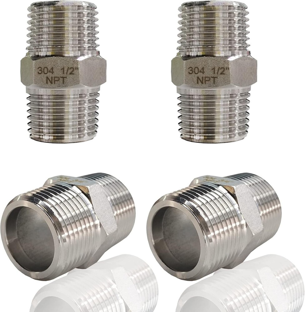 4PCS Hex Nipple 1/2
