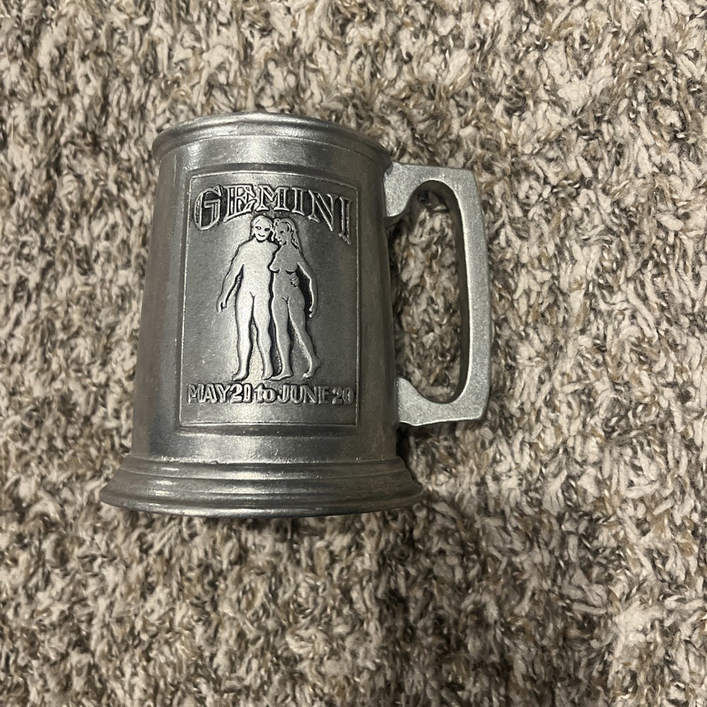 Vintage Wilton RWP Pewter Mug Tankard Gemini Man Woman Nude Columbia PA 1970’s