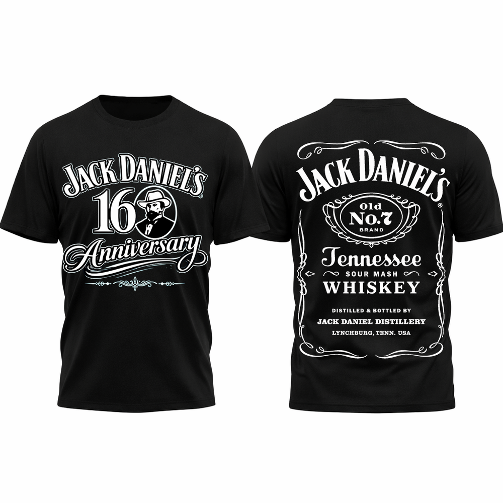 160th Jack Daniels Celebrates 160 Years, Jack Daniel's Tennessee whiskey Shirt