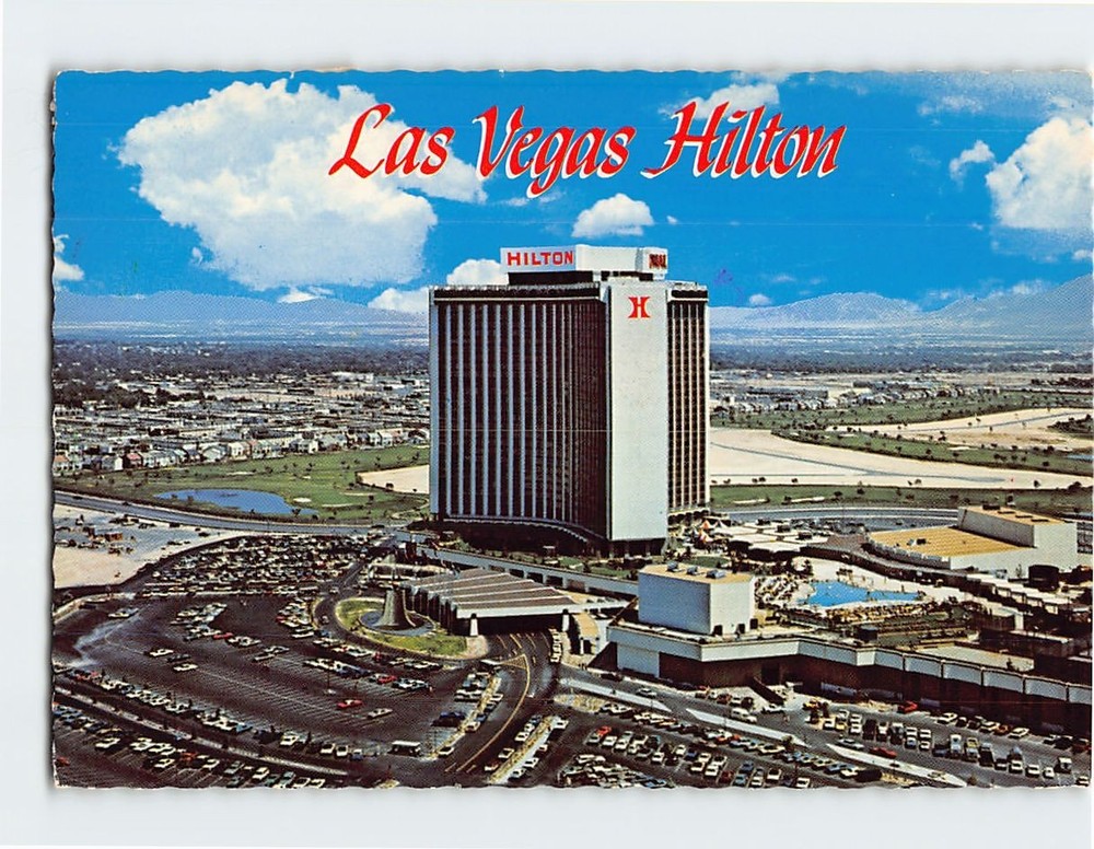 Postcard Las Vegas Hilton Las Vegas Nevada USA